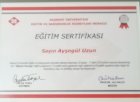 Uzm. Psk. Ayşegül Özkan Uzun Psikoloji sertifikası