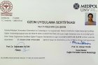 Uzm. Dr. Aslıhan Göksu Medikal Estetik Tıp Doktoru sertifikası