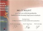 Uzm. Dr. Melis Mosavi Dermatoloji sertifikası
