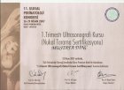 Op. Dr. Mustafa Dinç Kadın Hastalıkları ve Doğum sertifikası