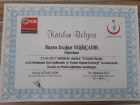 Dt. Doğan Yeşilçayır Diş Hekimi sertifikası