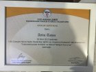 Op. Dr. Emine Aylin Totan Kadın Hastalıkları ve Doğum sertifikası