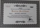 Uzm. Kl. Psk. Mehmet Arseven Psikoloji sertifikası