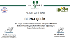 Fzt. Berna Çelik Fizyoterapi sertifikası