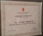 Uzm. Dr. Dt. Mehmet Güngör Karagözlü Diş Hekimi sertifikası