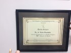 Prof. Dr. A. Kadir Bacakoğlu Ortopedi ve Travmatoloji sertifikası