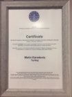 Op. Dr. Metin Karadeniz Genel Cerrahi sertifikası