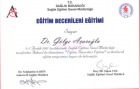 Doç. Dr. Gölge Acaroğlu Göz Hastalıkları sertifikası