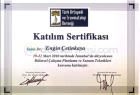 Prof. Dr. Engin Çetinkaya Ortopedi ve Travmatoloji sertifikası