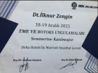 Dt. İlknur Zengin Diş Hekimi sertifikası