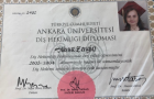 Dt. İlknur Zengin Diş Hekimi sertifikası