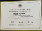 Prof. Dr. Aysel Uysal Kadın Hastalıkları ve Doğum sertifikası