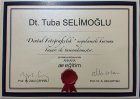 Dt. Tuba Selimoğlu Diş Hekimi sertifikası