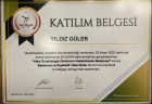 Dyt. Yıldız Güler Diyetisyen sertifikası