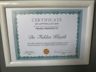 Uzm. Dr. Fulden Küçük Geleneksel ve Tamamlayıcı Tıp sertifikası