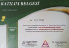 Dyt. Elif Zent Diyetisyen sertifikası