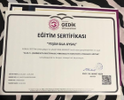 Psk. Yeşim Sıla Uysal Psikoloji sertifikası