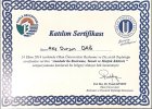 Uzm. Dyt. Akif Dağ Diyetisyen sertifikası