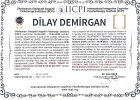 Psk. Dilay Demirgan Psikoloji sertifikası