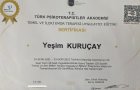 Psk. Yeşim Kuruçay Psikoloji sertifikası