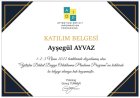 Psk. Ayşegül Ayvaz Psikoloji sertifikası