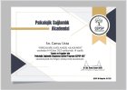 Psk. Cansu Usta Psikoloji sertifikası