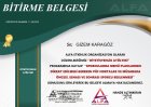 Dyt. Gizem Karagöz Diyetisyen sertifikası