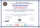 Psk. Dan. Sadettin Sorhan Psikolojik Danışman sertifikası