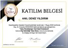 Dt. Anıl Deniz Yıldırım Diş Hekimi sertifikası