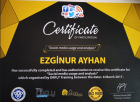 Psk. Ezginur Ayhan Psikoloji sertifikası