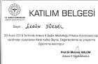 Op. Dr. Ergün Yüksel Genel Cerrahi sertifikası