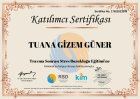 Psk. Tuana Güner Psikoloji sertifikası