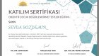 Psk. Sevda Bozdemir Psikoloji sertifikası