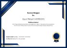 Psk. Aysun Meryem Hamidova Psikoloji sertifikası
