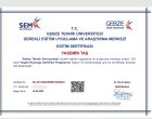 Psk. Yasemin Taş Çocuk Gelişim Uzmanı sertifikası
