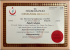 Doç. Dr. Zuhal Çalışkan Dahiliye - İç Hastalıkları sertifikası
