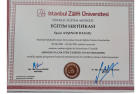 Uzm. Kl. Psk. Ayşenur Dalgıç Kanak Psikoloji sertifikası