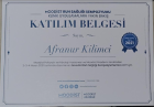 Klinik Psikolog  Afranur Kilimci Psikoloji sertifikası