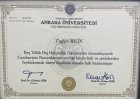 Uzm. Dt. Tuğçe Tartıcı Diş Hekimi sertifikası