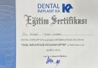 Dt. Tuna Çandar Diş Hekimi sertifikası