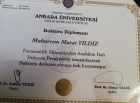 Op. Dr. Muharrem Murat Yıldız Üroloji sertifikası