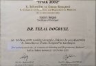 Op. Dr. Telal Doğruel Kadın Hastalıkları ve Doğum sertifikası