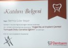 Dt. Semra Güler Beşer Diş Hekimi sertifikası