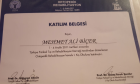 Uzm. Dr. Mehmet Ali Biçer Fiziksel Tıp ve Rehabilitasyon sertifikası