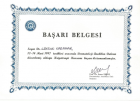 Prof. Dr. Göksun Karaman Dermatoloji sertifikası