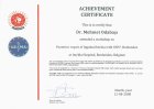 Prof. Dr. Hacı Mehmet Odabaşı Genel Cerrahi sertifikası