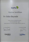 Dt. Güler Bayındır Diş Hekimi sertifikası