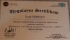 Psk. İrem Topdan Psikoloji sertifikası