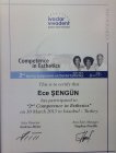 Uzm. Dr. Ece Şengün Gürkaynak Diş Hekimi sertifikası