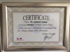 Dr. Mehmet Akgün Medikal Estetik Tıp Doktoru sertifikası